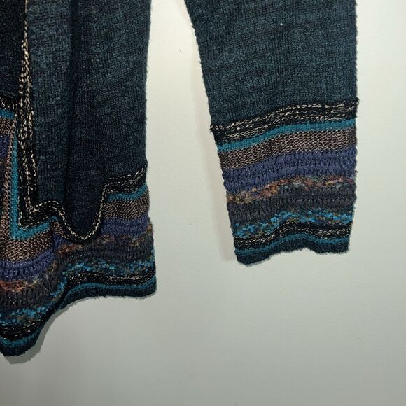 Soft Surroundings Nahla Cardigan Sweater Womens L Multicolor Open Front Boho - Picture 5 of 8